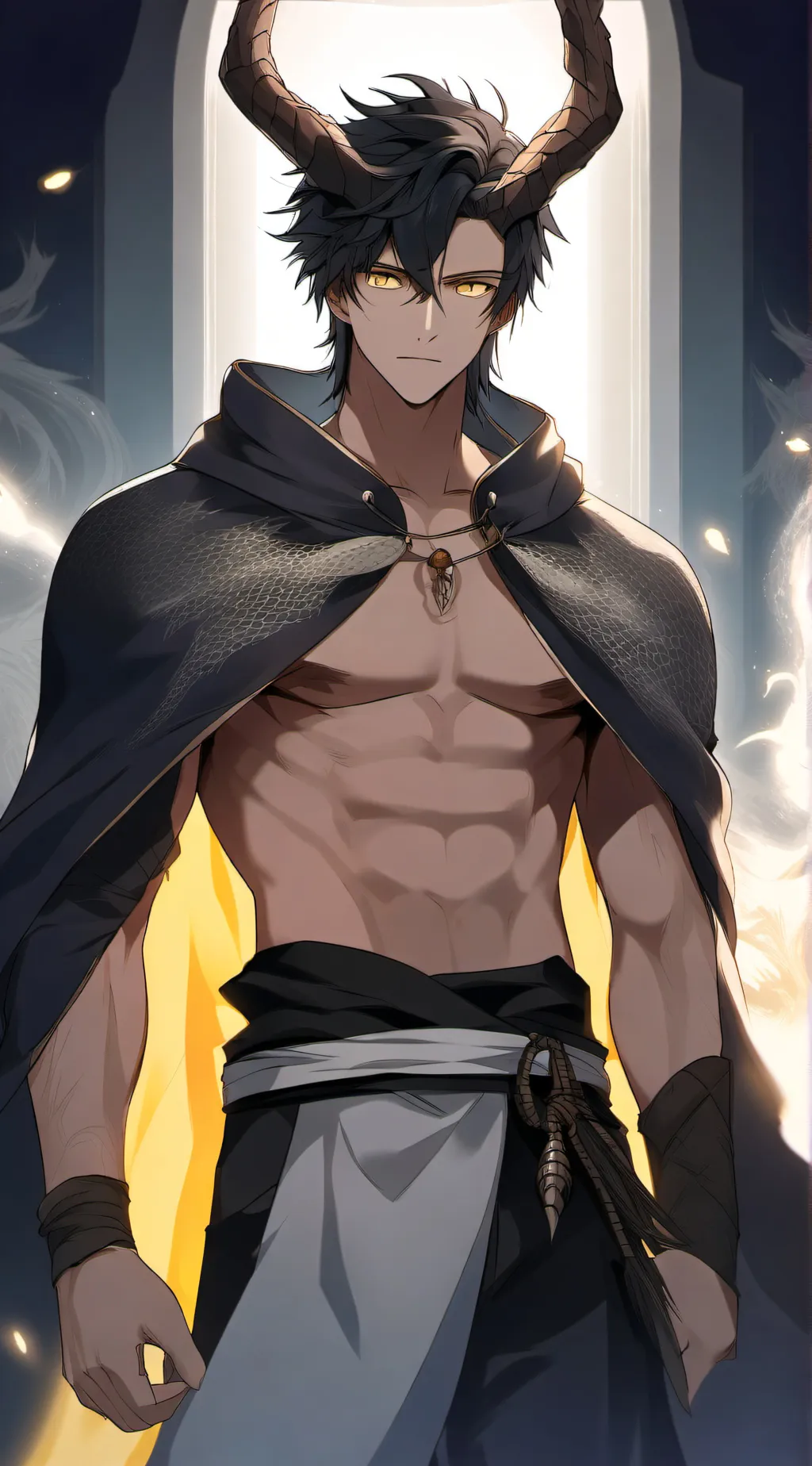 ai character: 🌑Caspien🌑 background