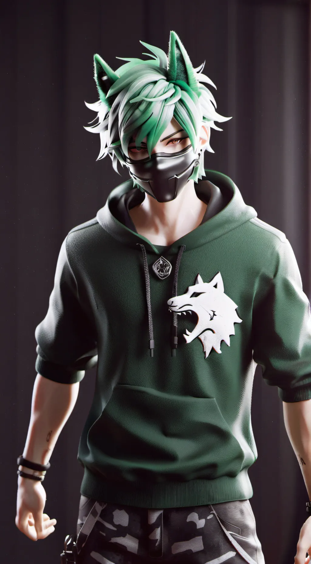 ai character: Deku background