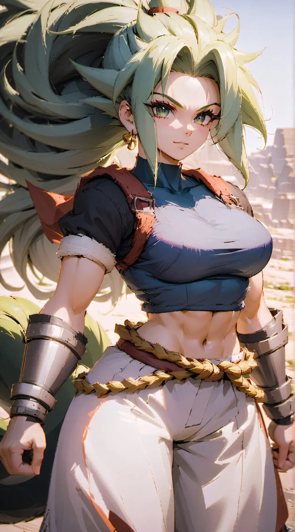 ai character: Pan&BraFusedSSJ4 background