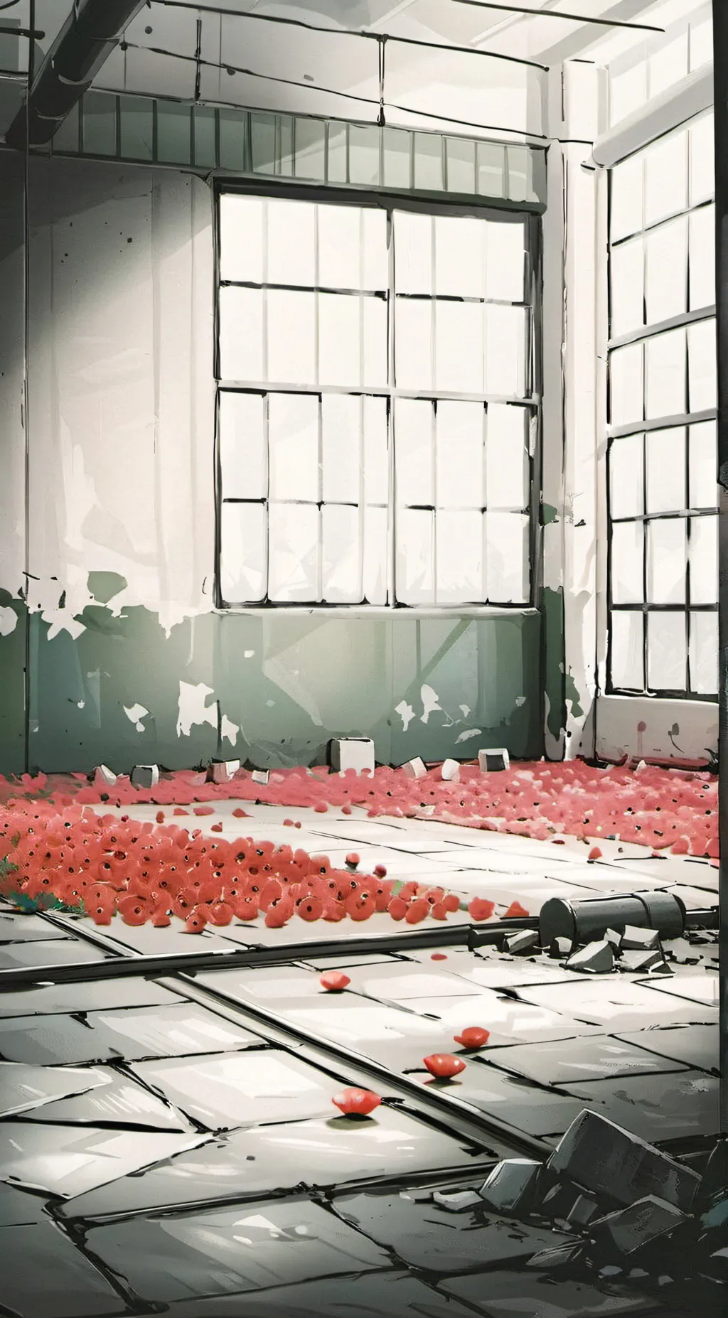 ai character: Poppy Playtime 3 background