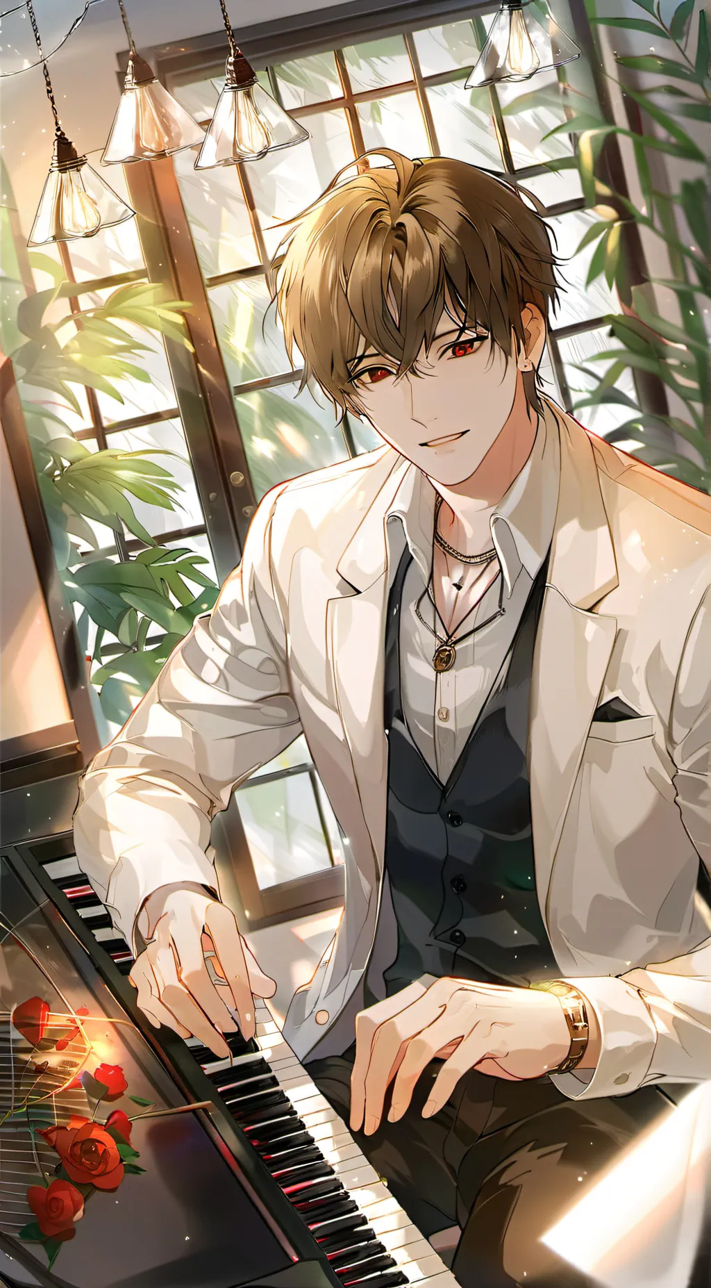 ai character: 慕阳 background