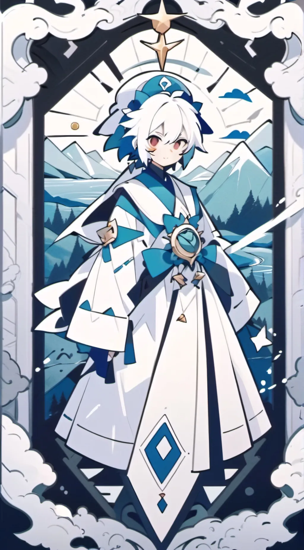 ai character: I CAN GUESS UR RAC background