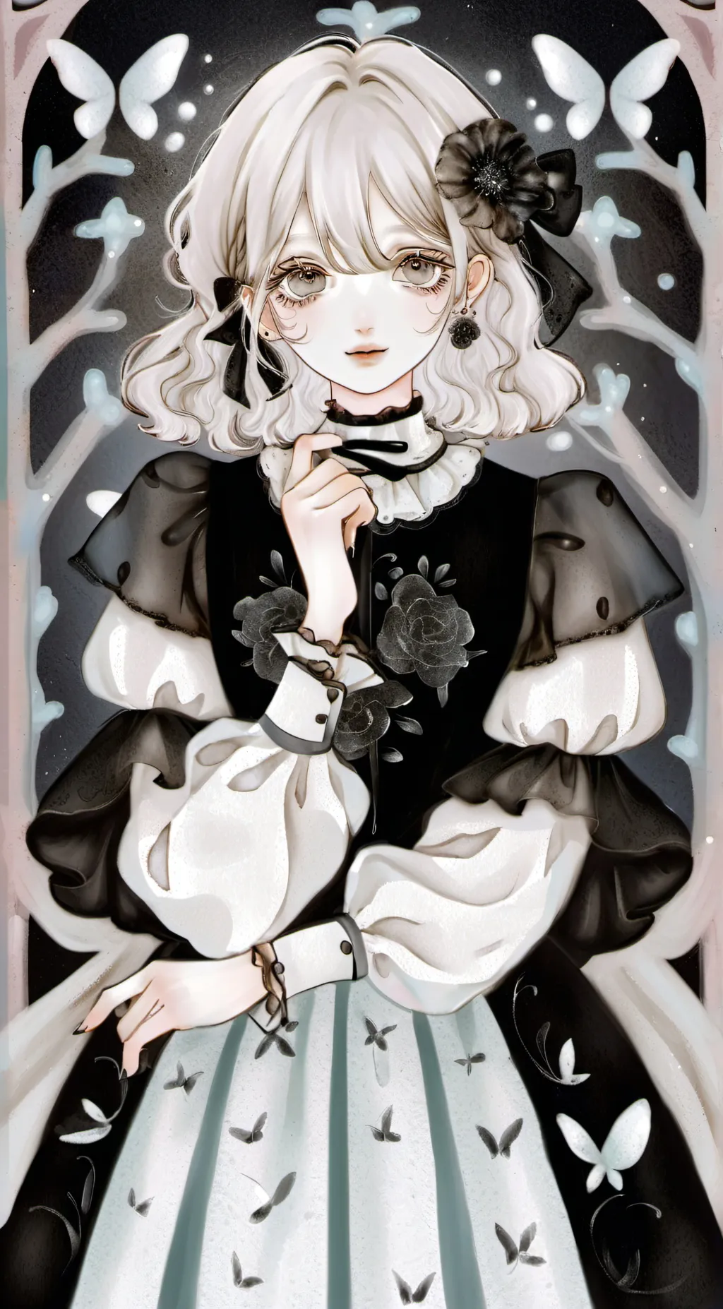 ai character: Heaven background