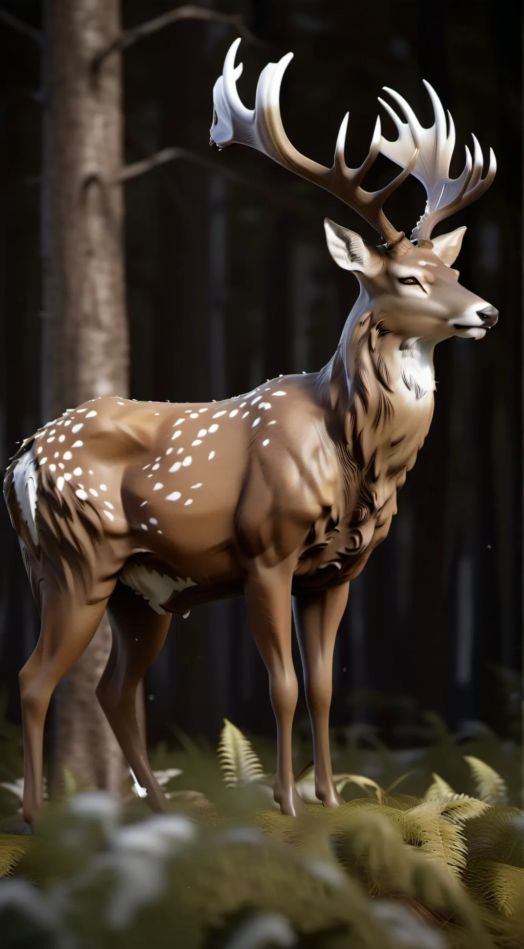 ai character: Gay deer background