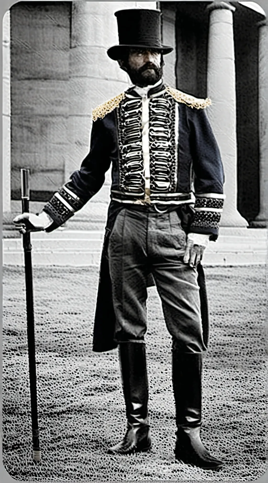 ai character: Joshua Norton  background