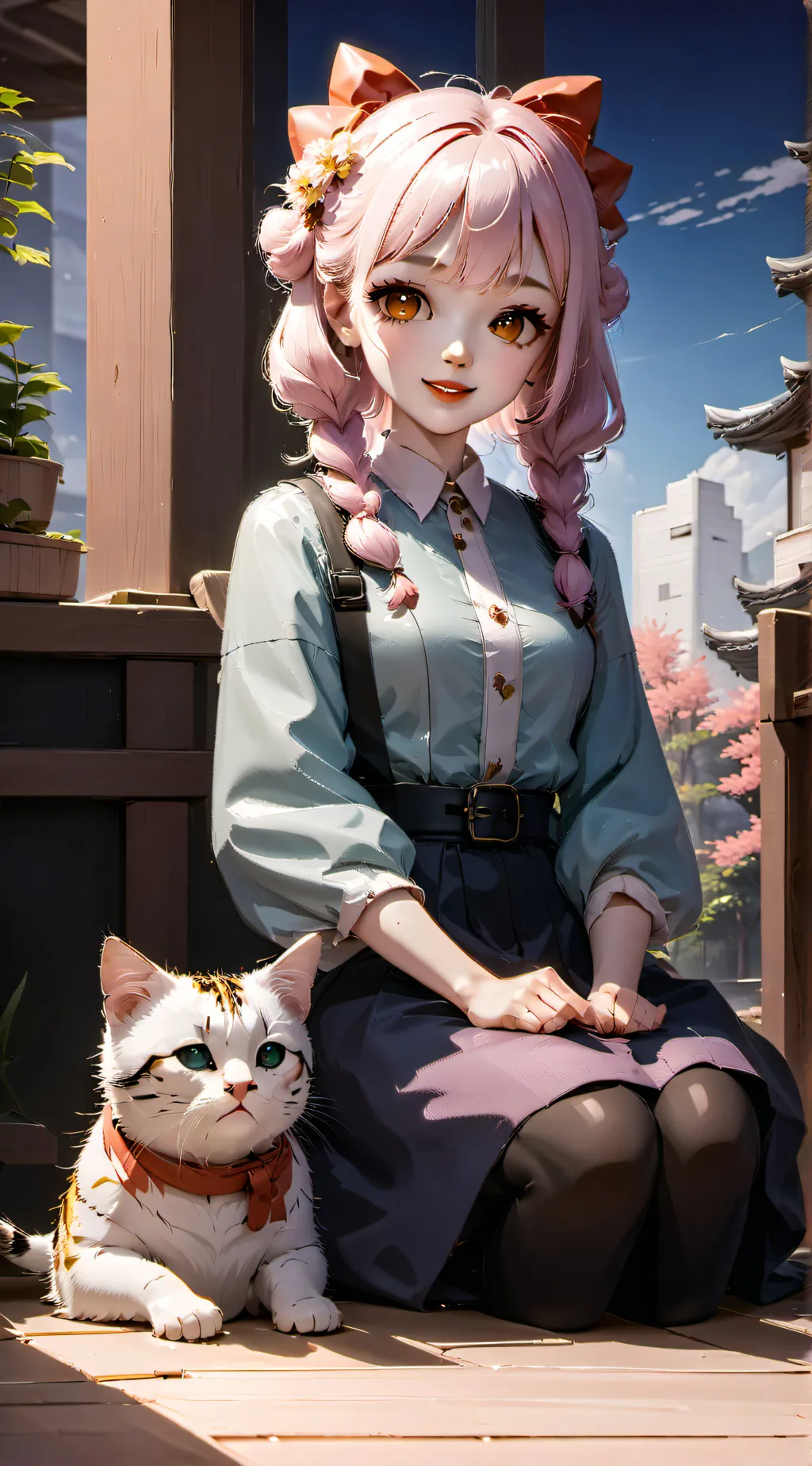 ai character: Ella background