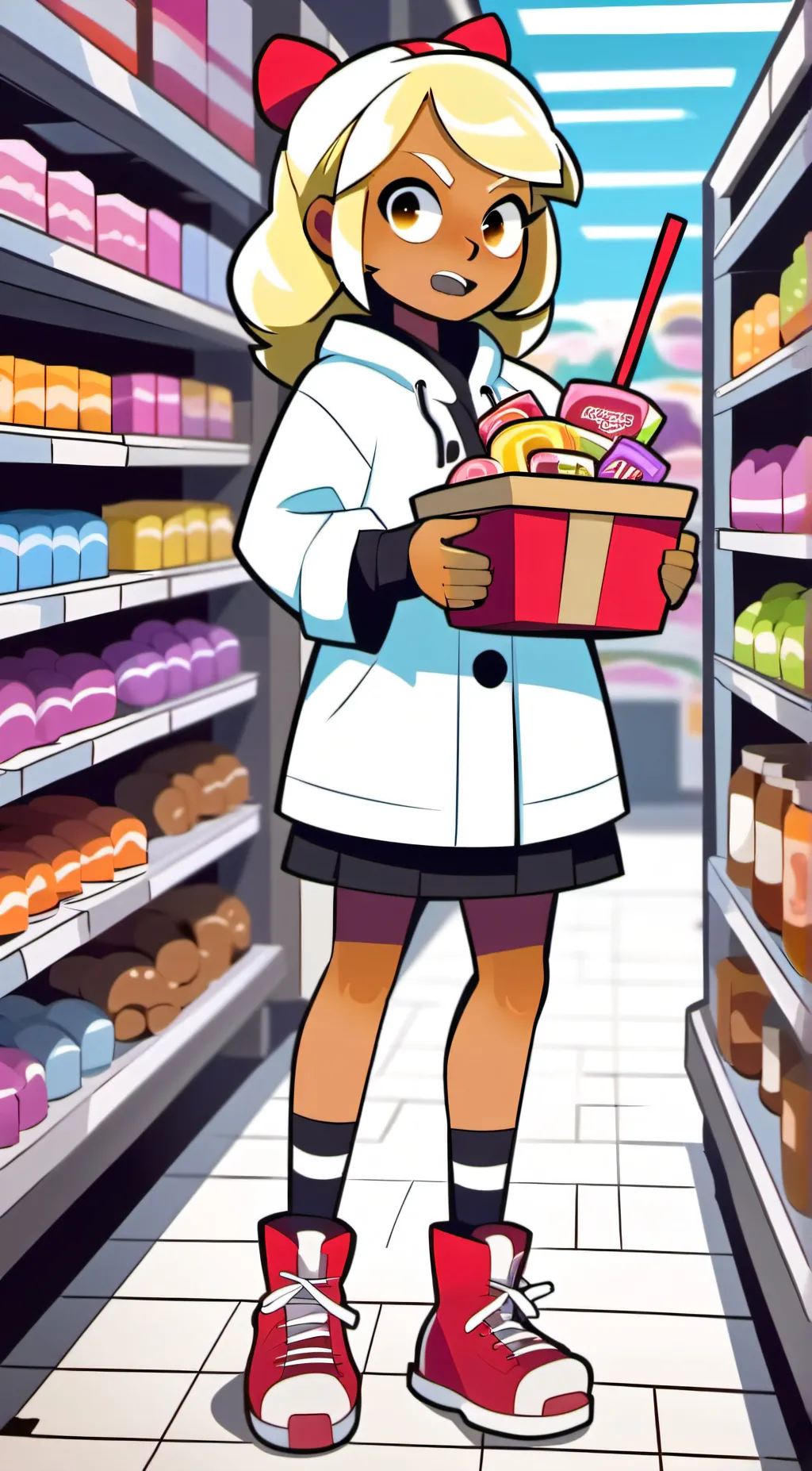 ai character: Mandy background