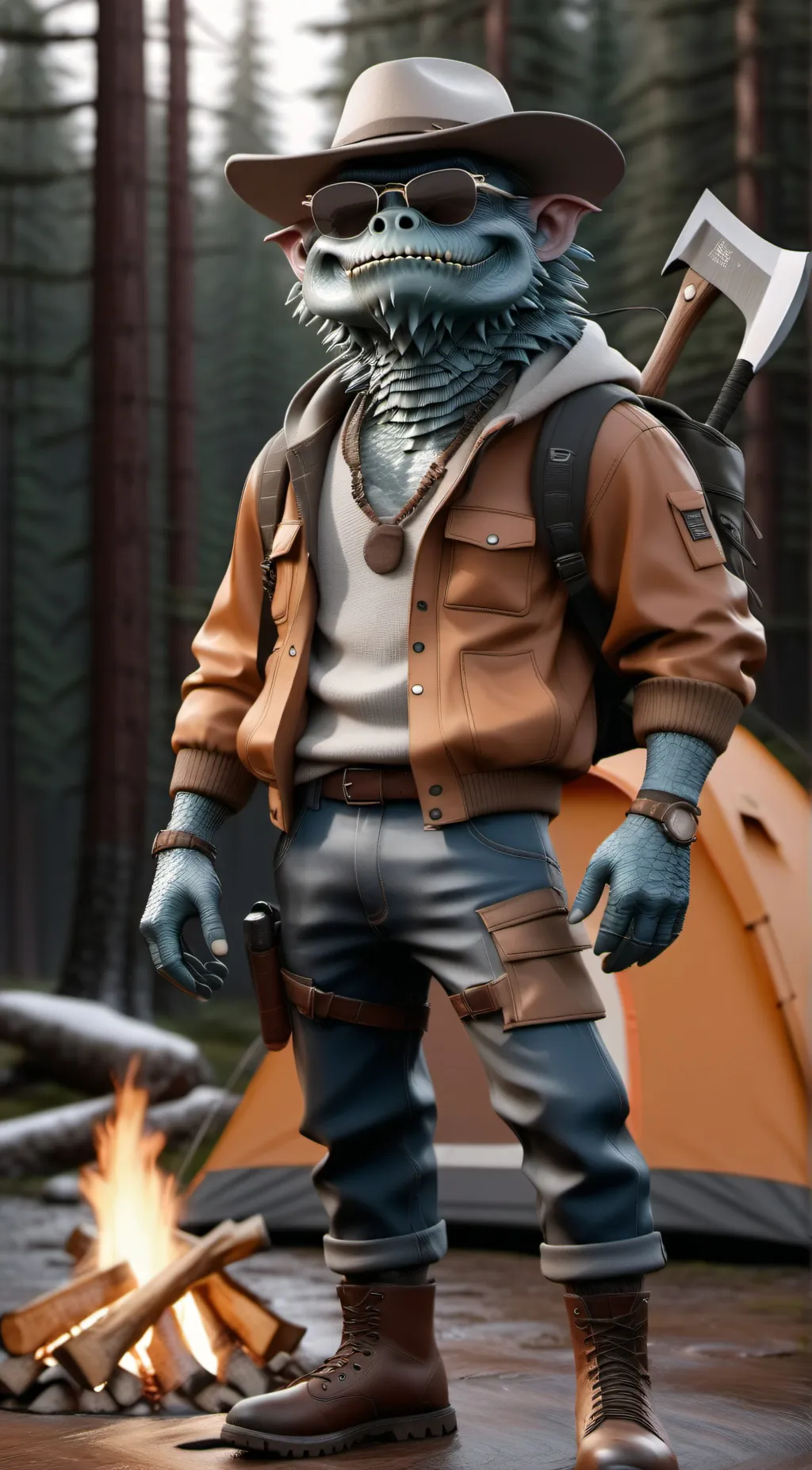 ai character: Henry monster background