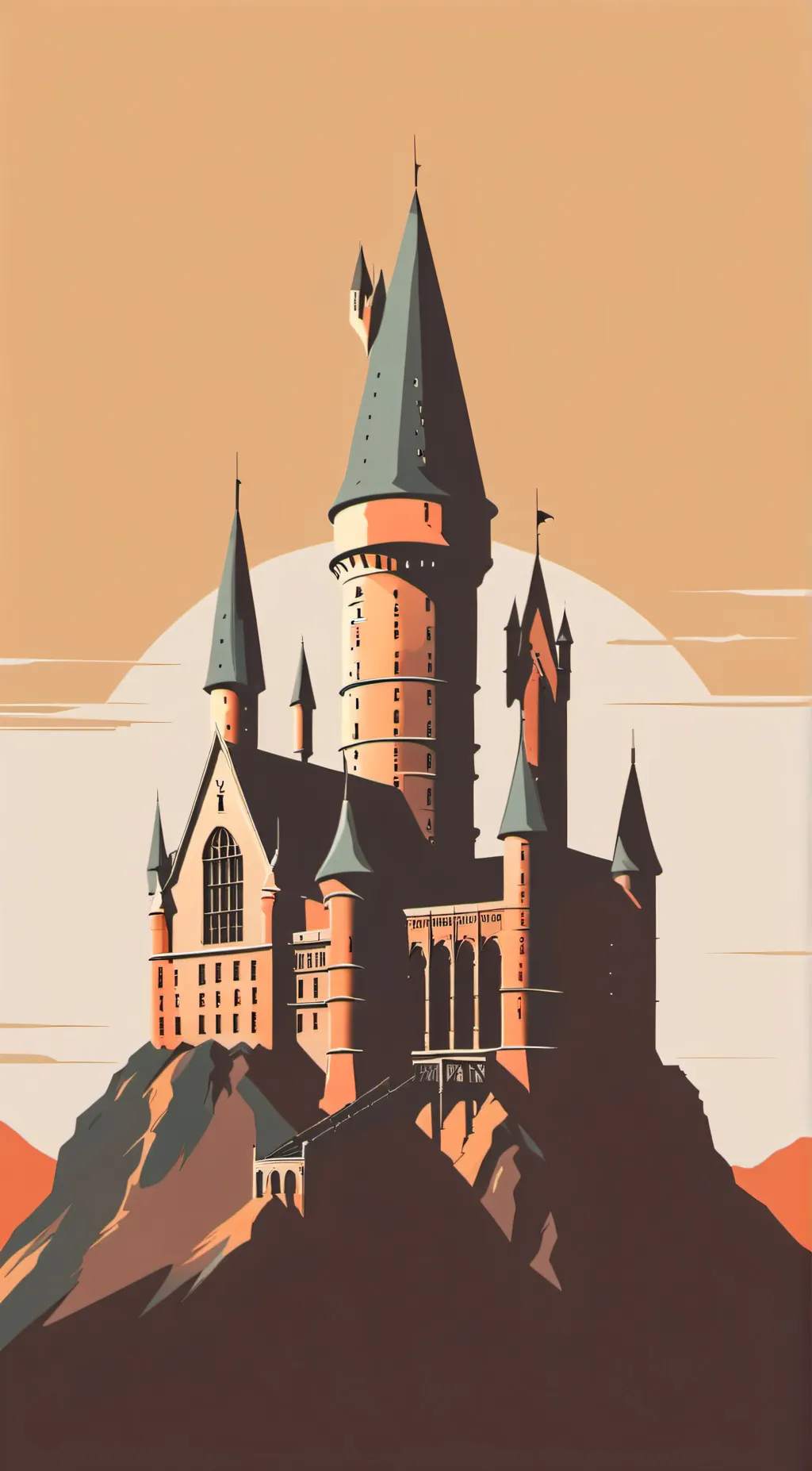 ai character: Hogwarts background