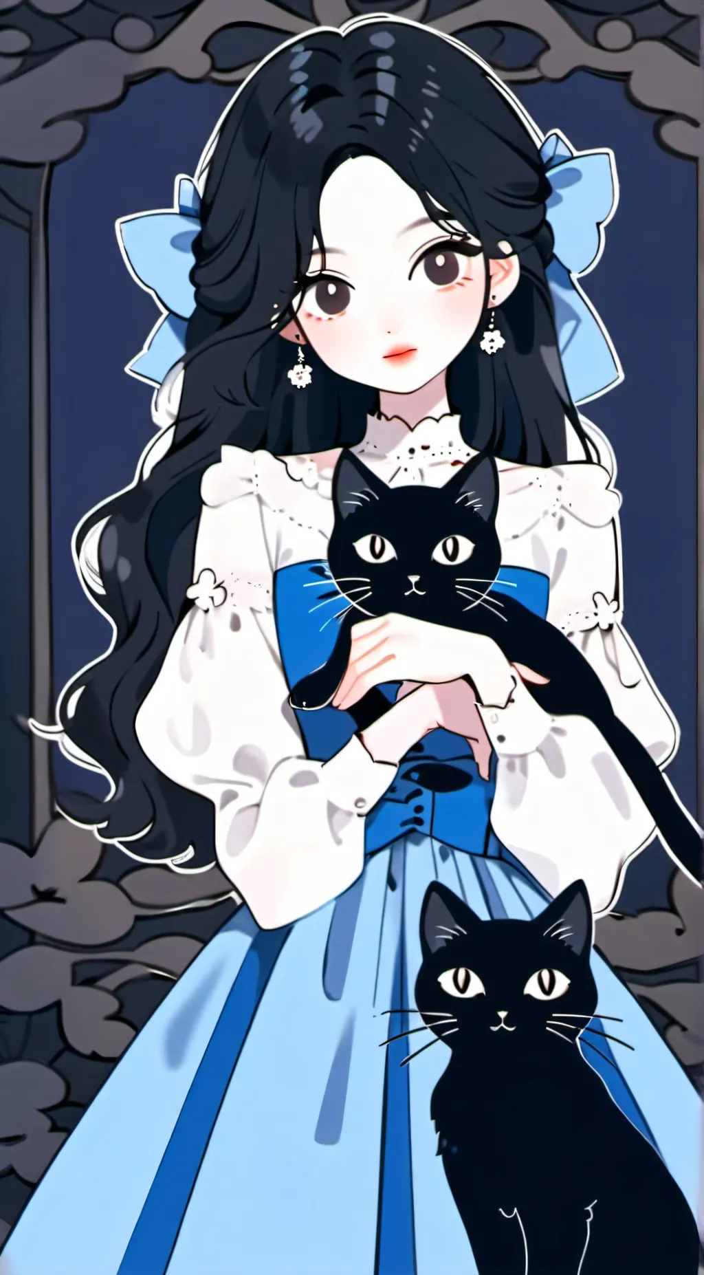 ai character: Sapphire background