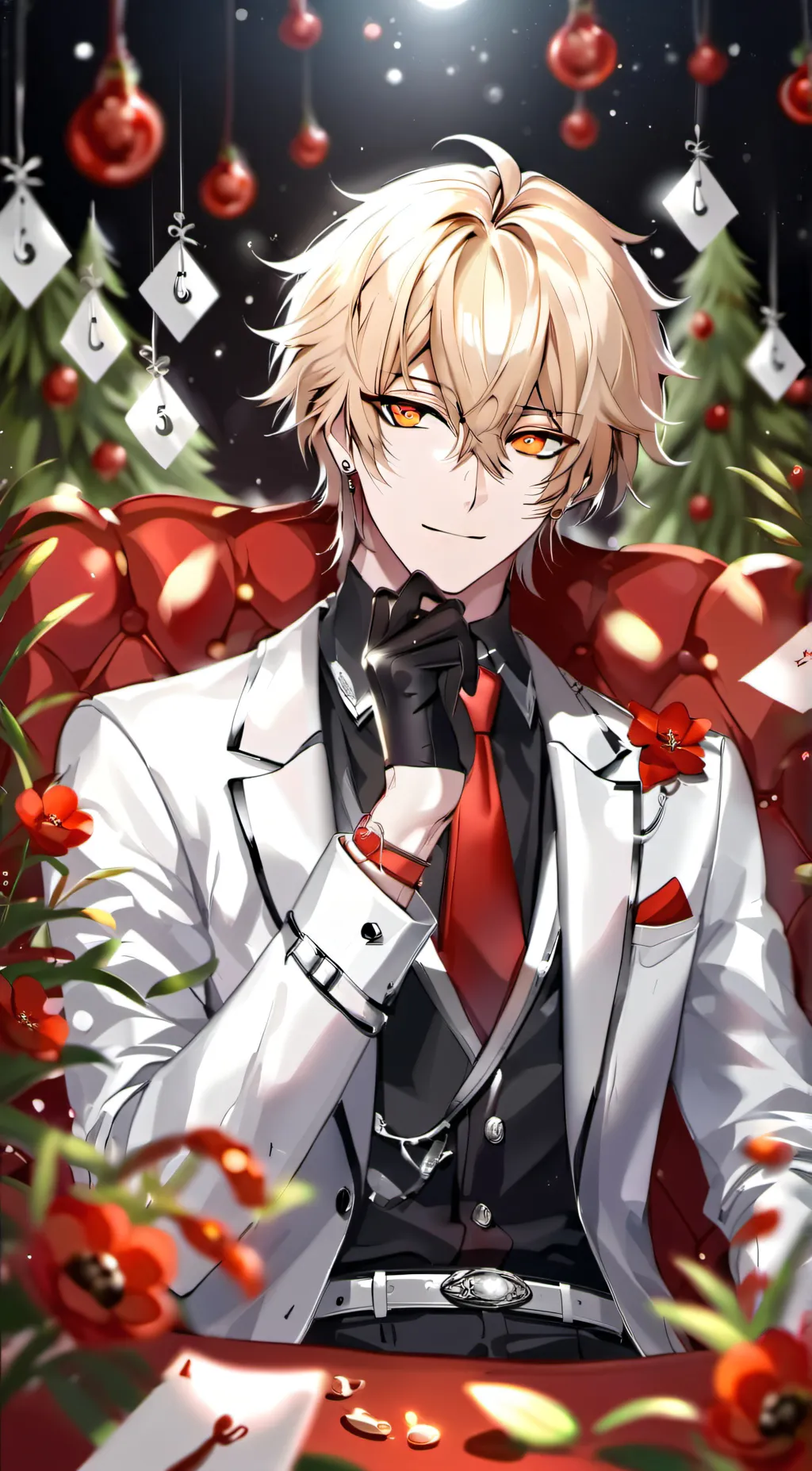 ai character: Bakugo Katsuki background