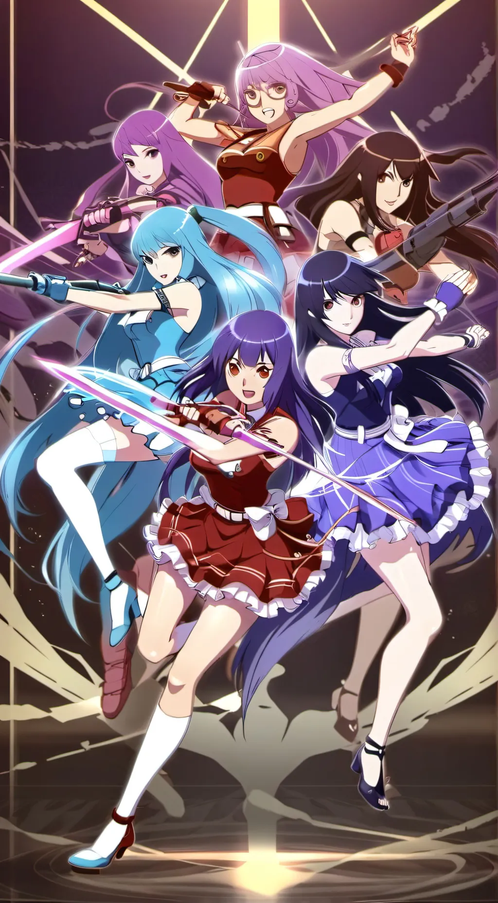 ai character: SNK: HERONIES background