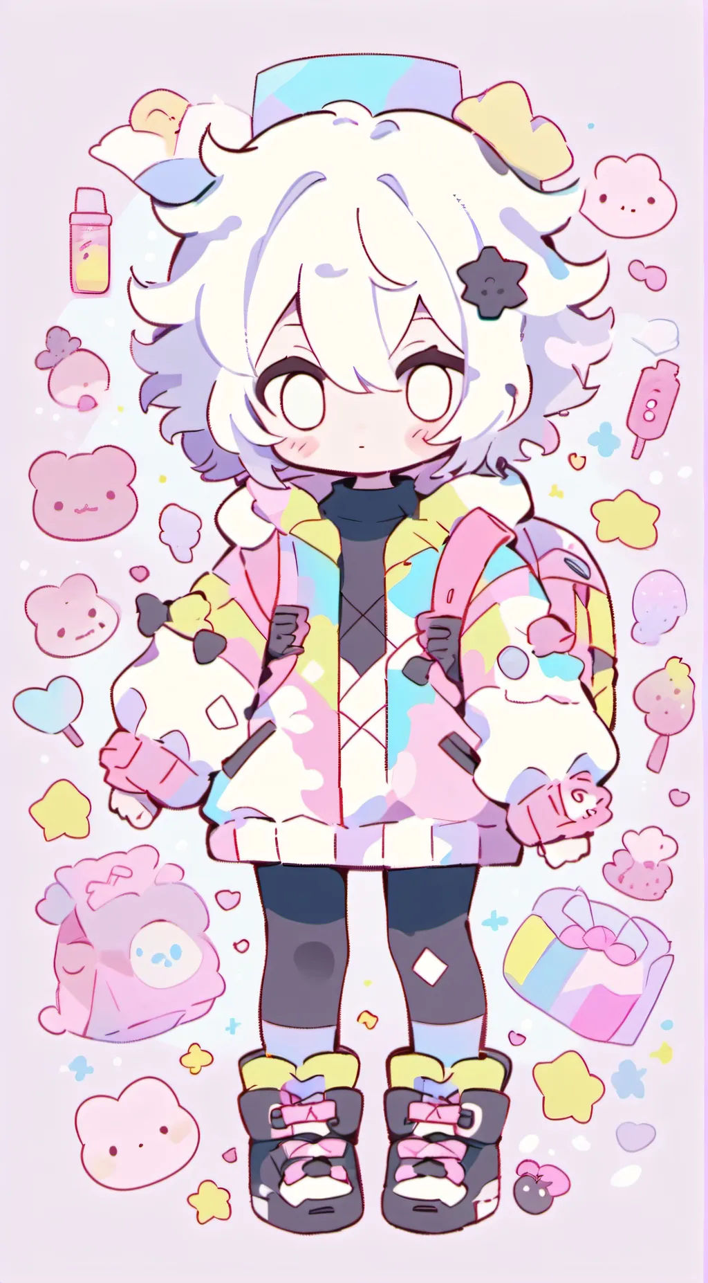 ai character: New student mha background