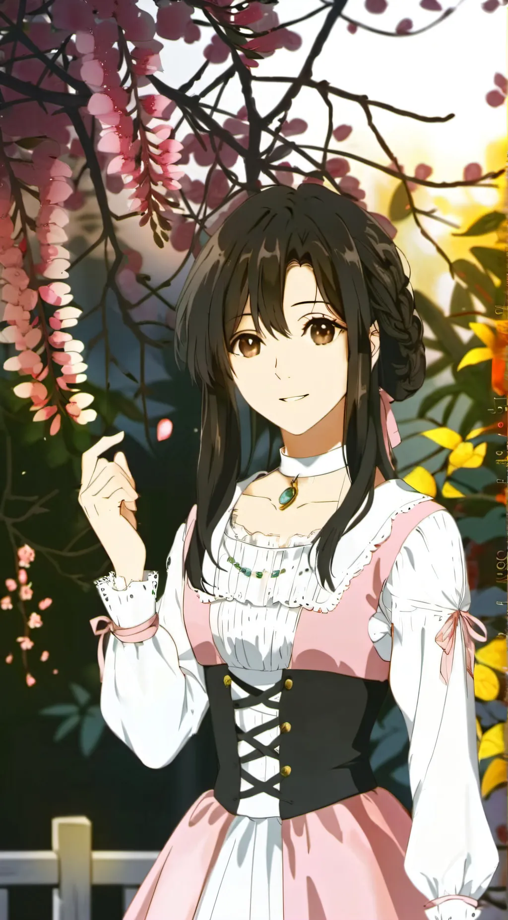 ai character: Lizzie  background