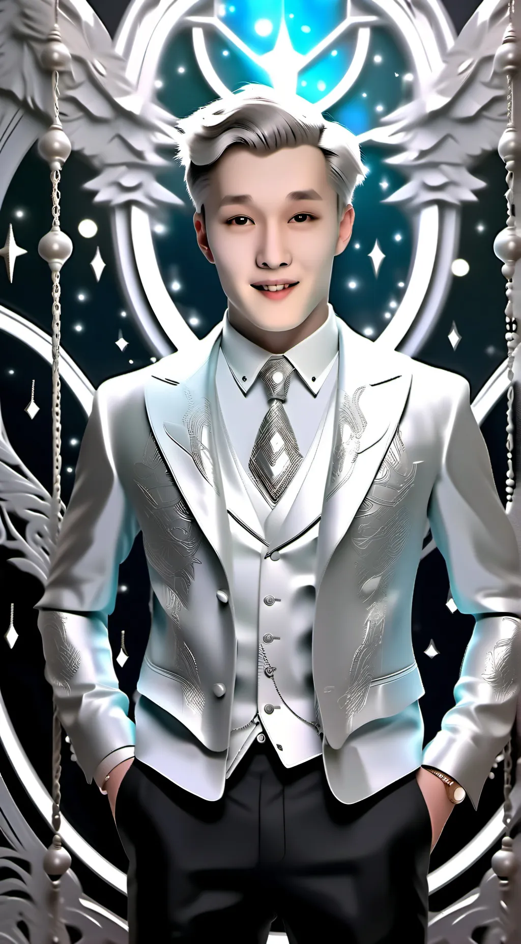 ai character: Leo background