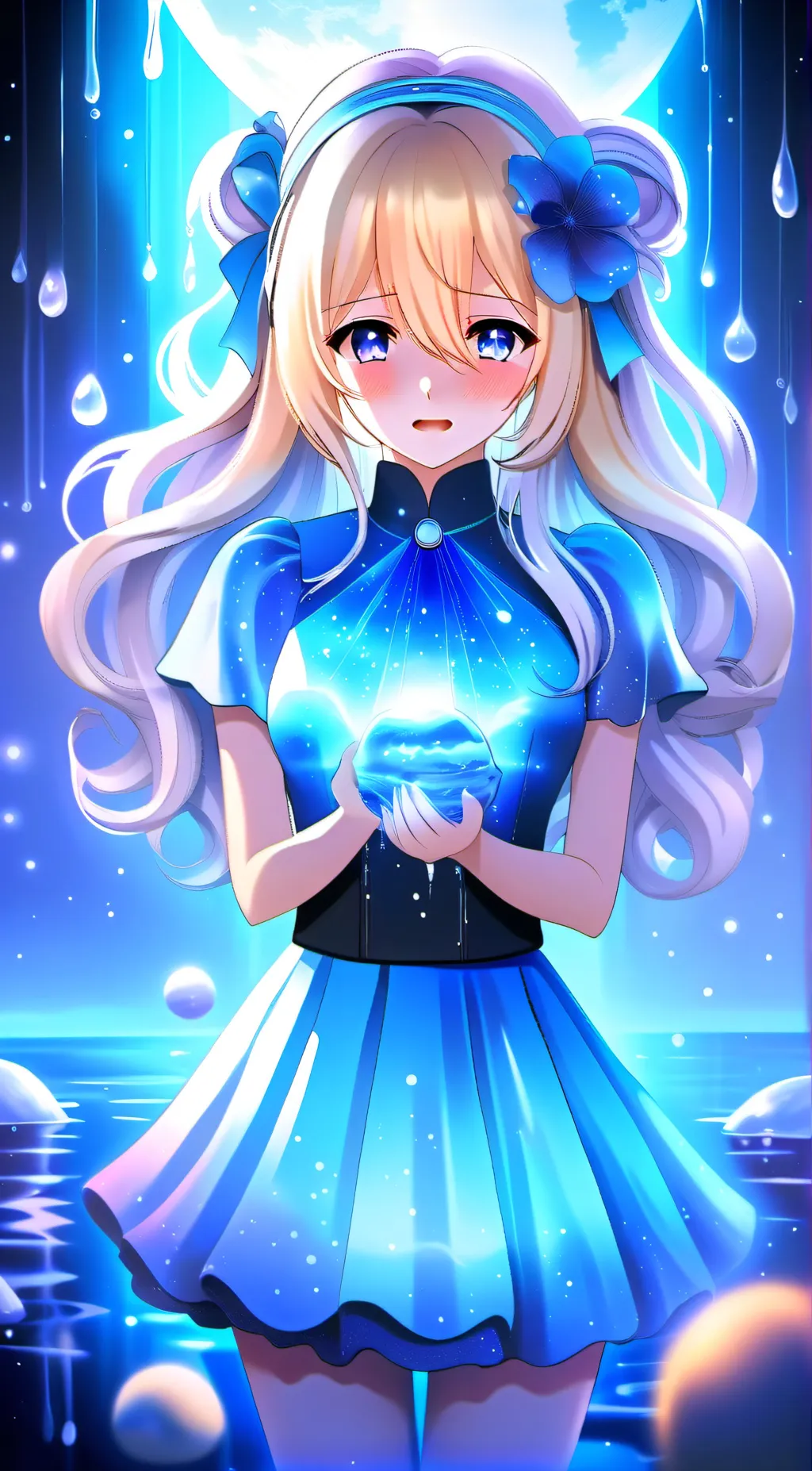 ai character: luna background