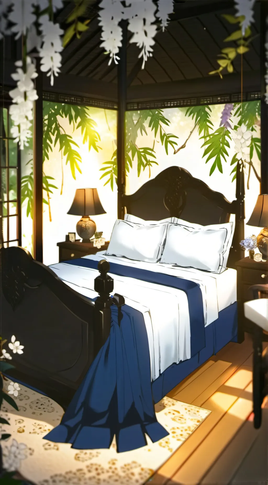 ai character: Bed (18+ mb) background