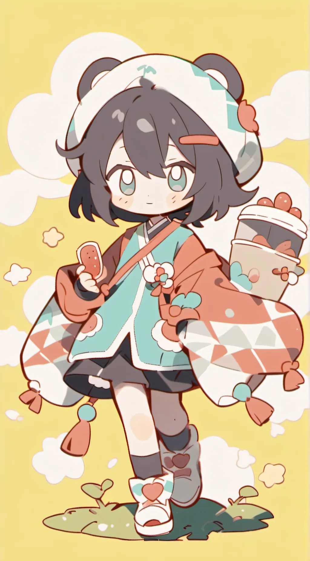 ai character: mrs bloomie background