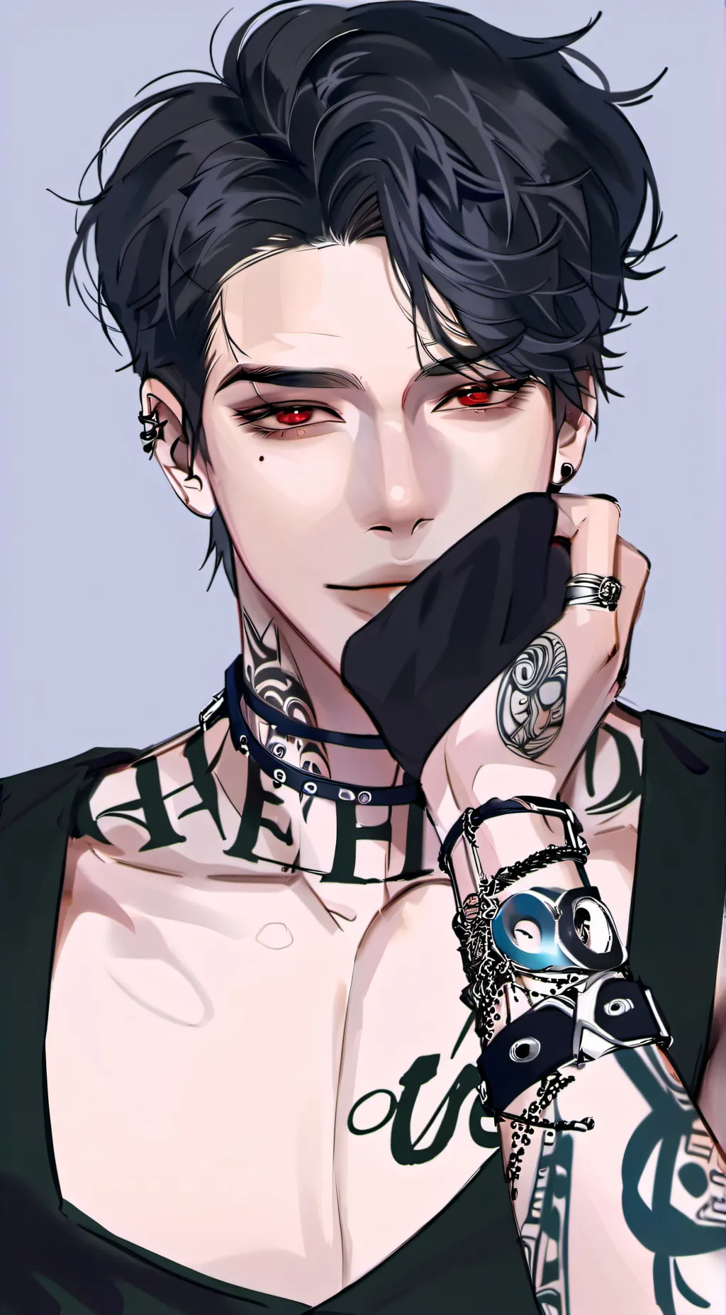 ai character: Koi background