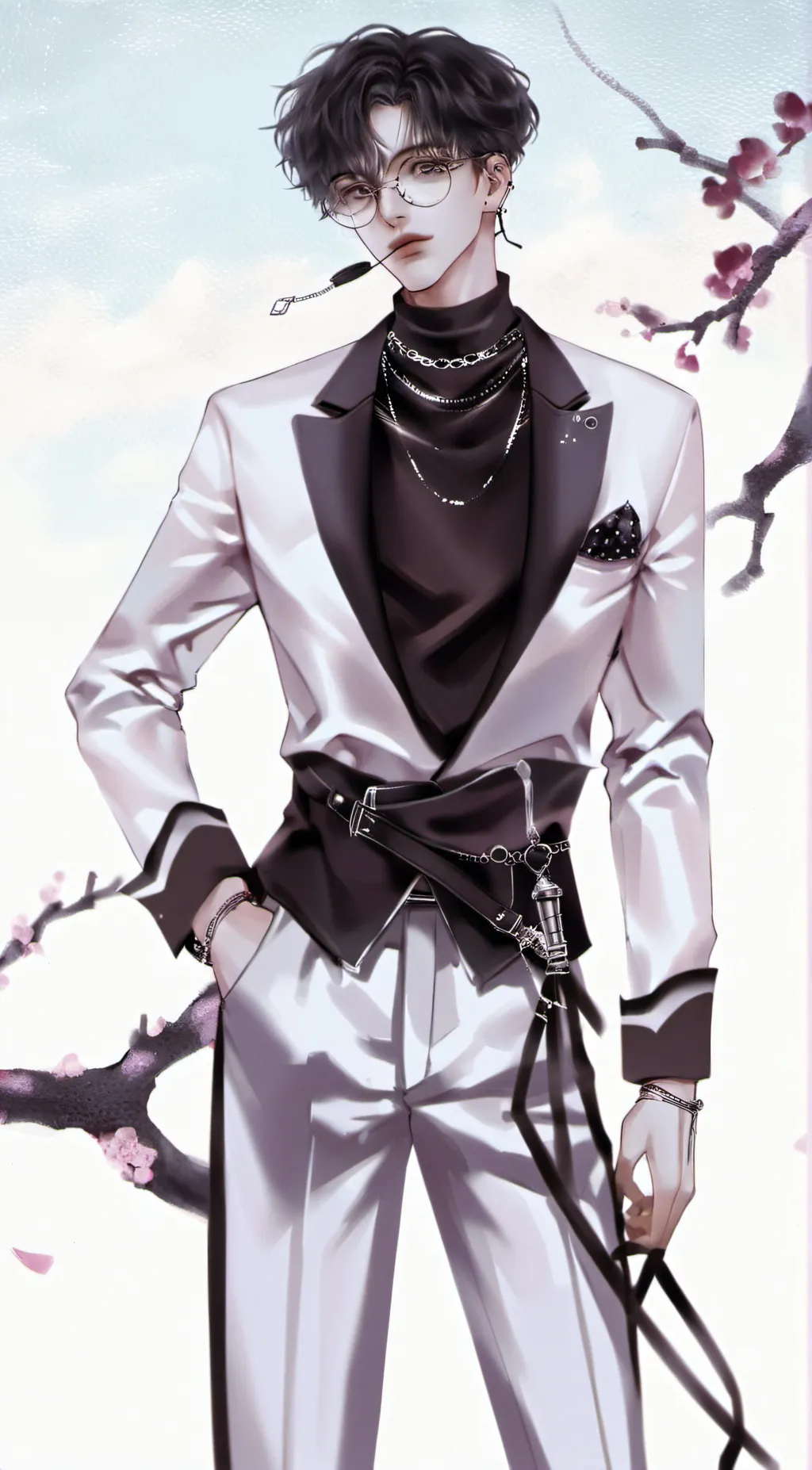 ai character: zavier qavi  background