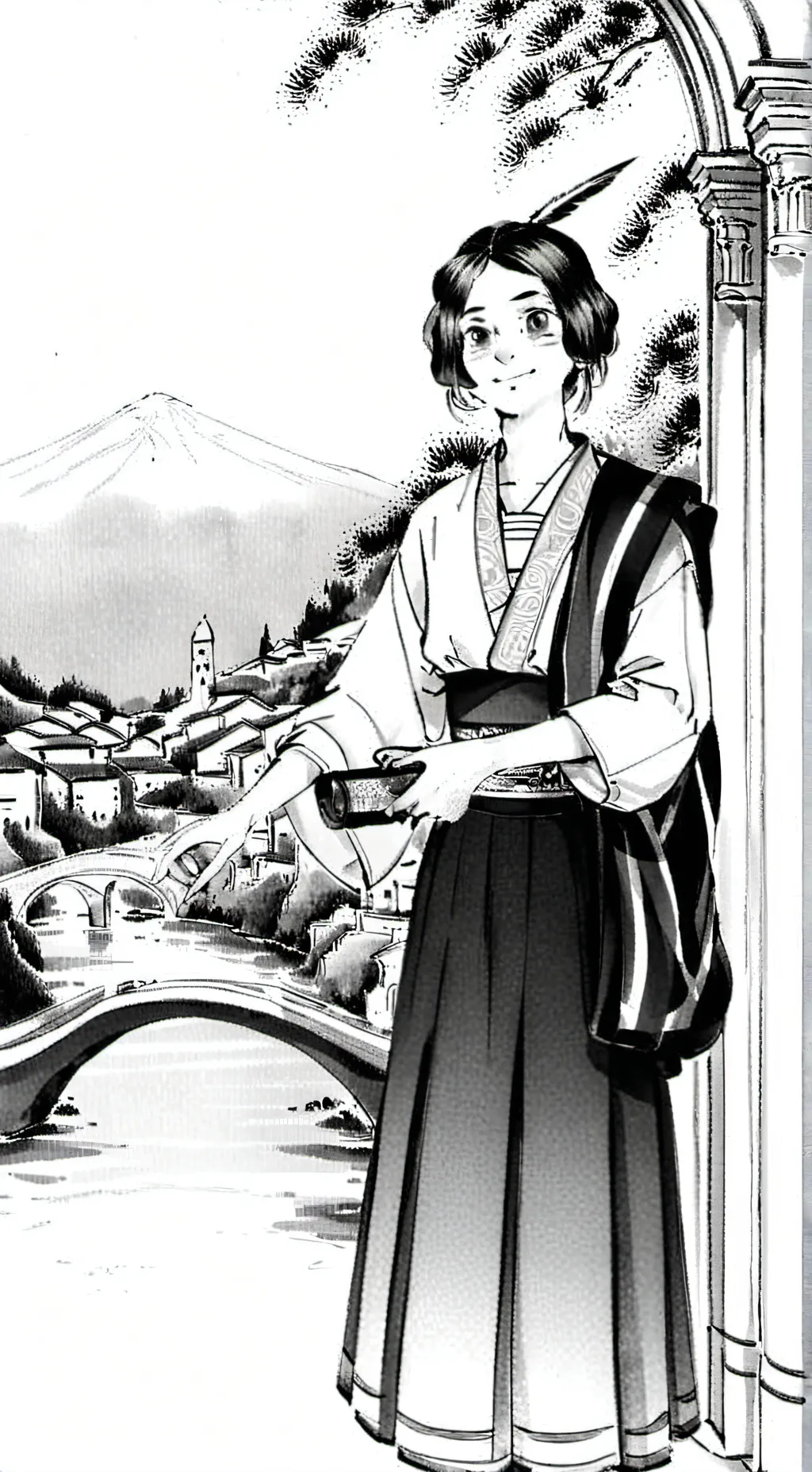 ai character: Tag you're it  background