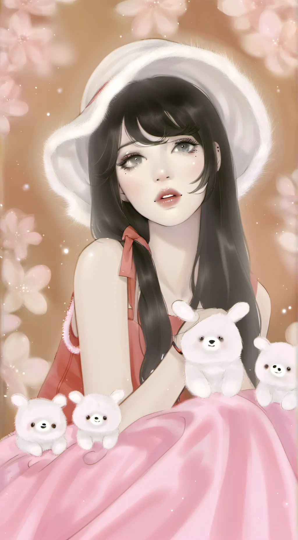 ai character: Luna Bell background