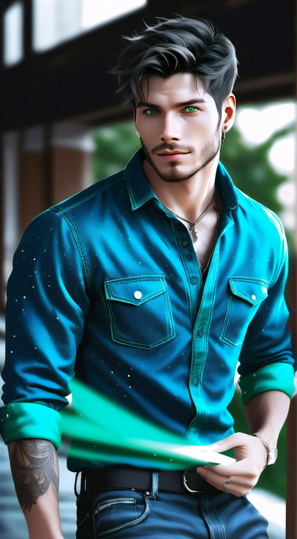 ai character: ~Mark~ background