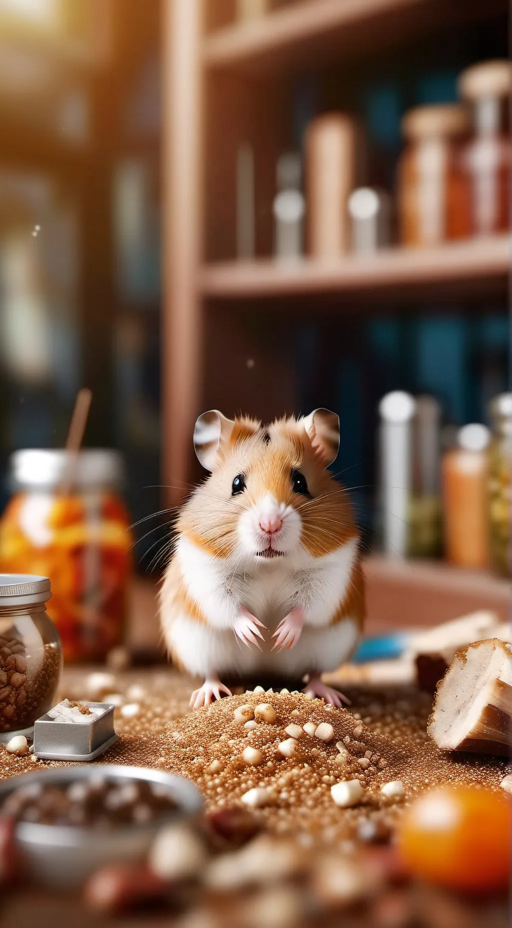 ai character: hamster background