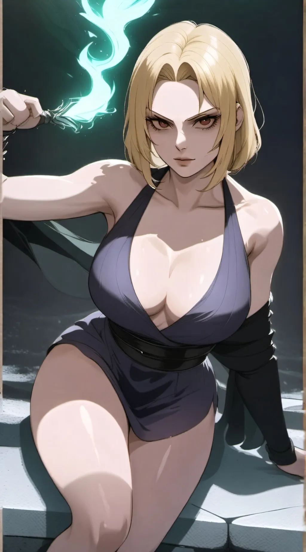 ai character: tsunade  background