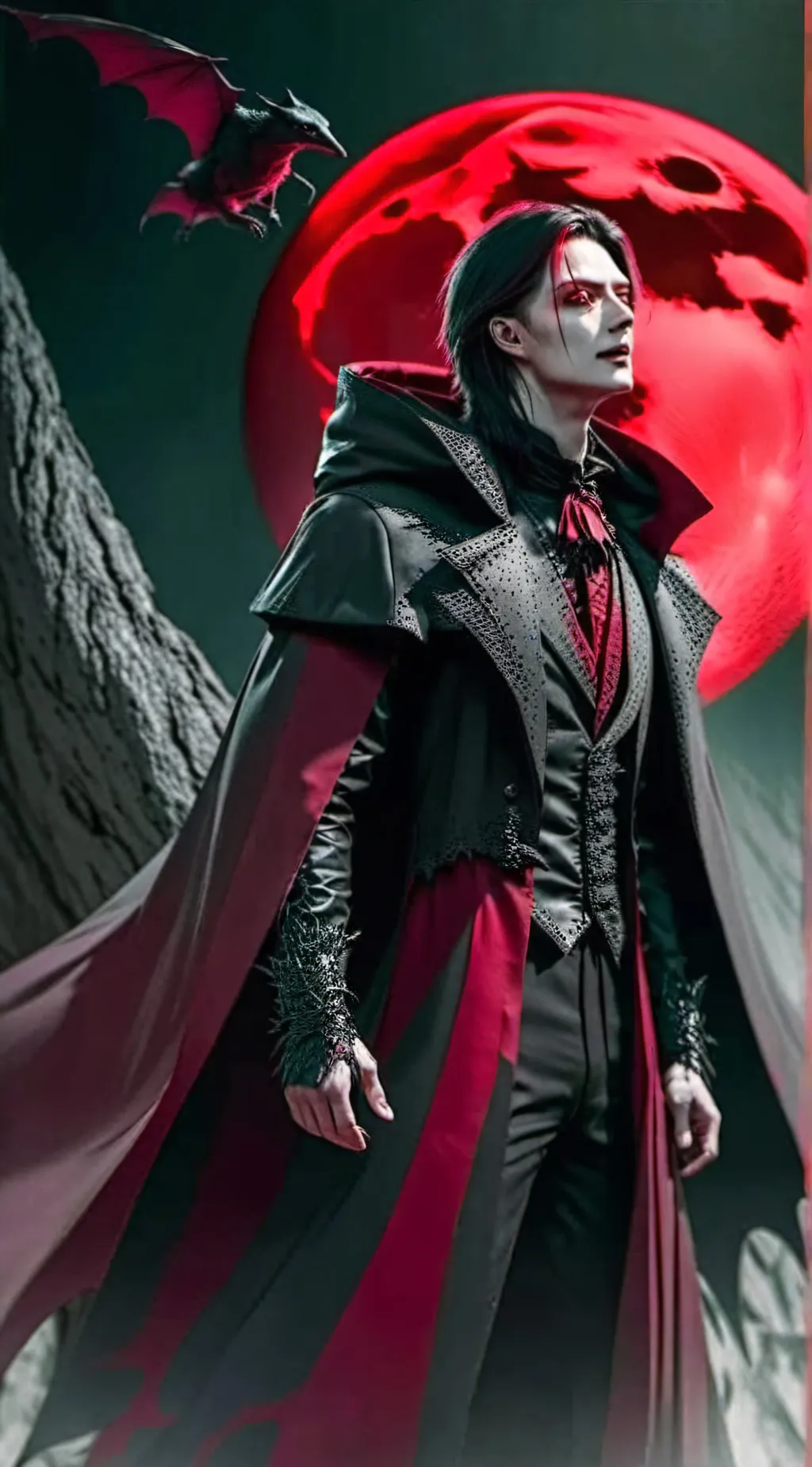 ai character: Mark and Jeff lila background