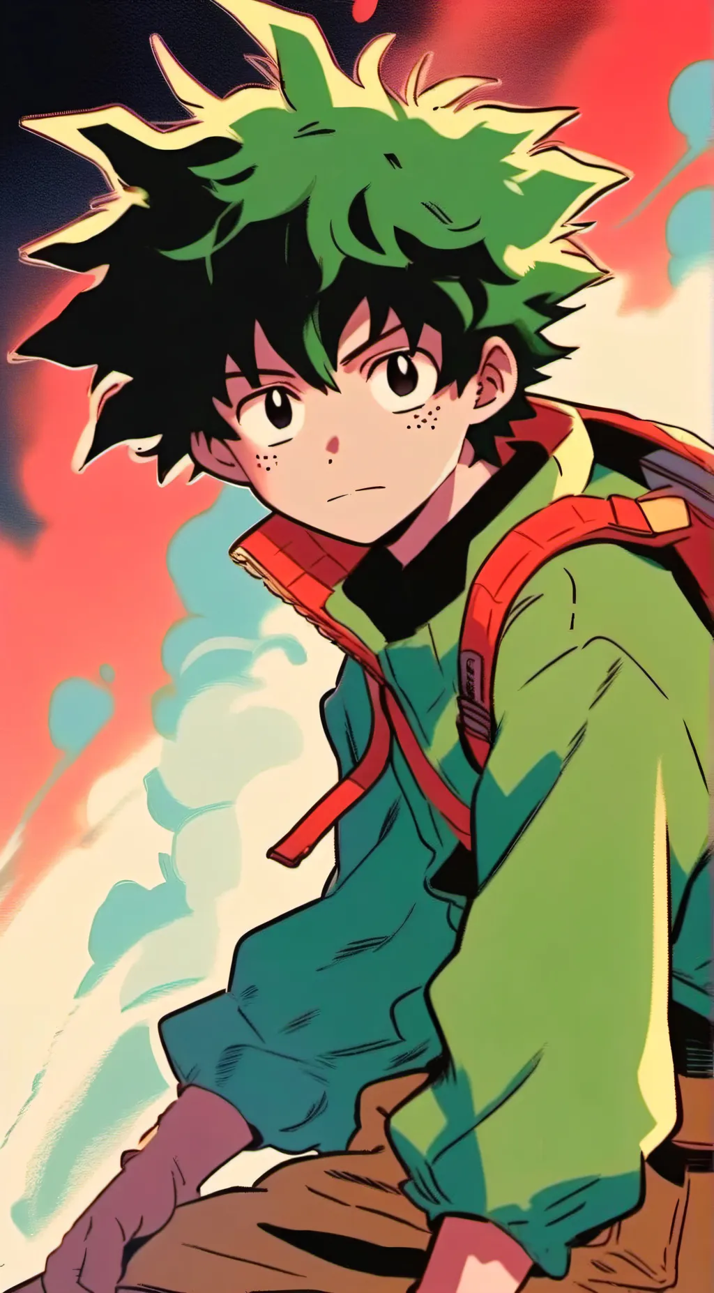 ai character: Deku background