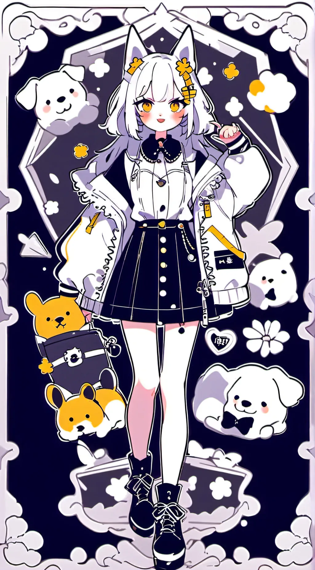 ai character: Non-Furry Lover background