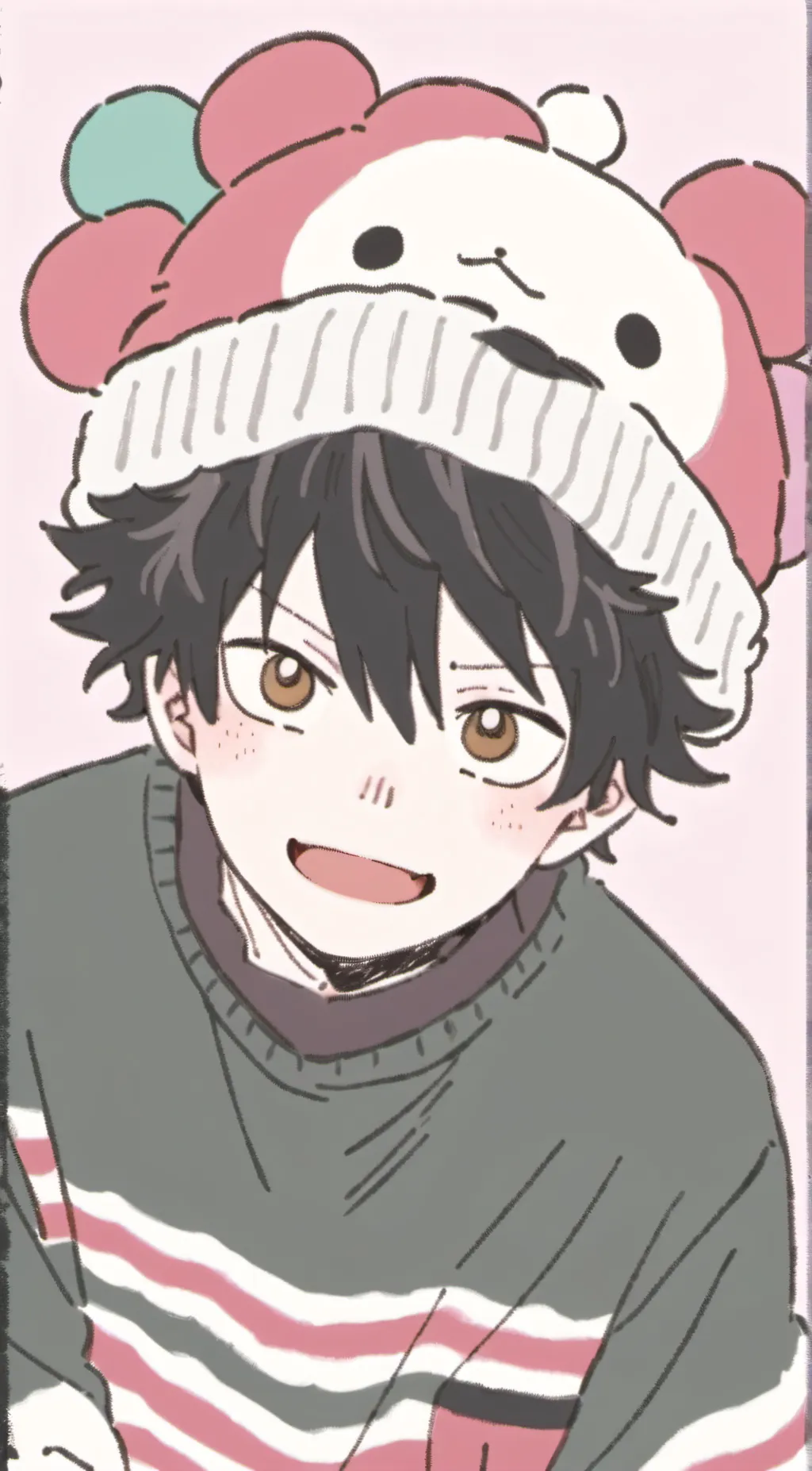 ai character: Deku background