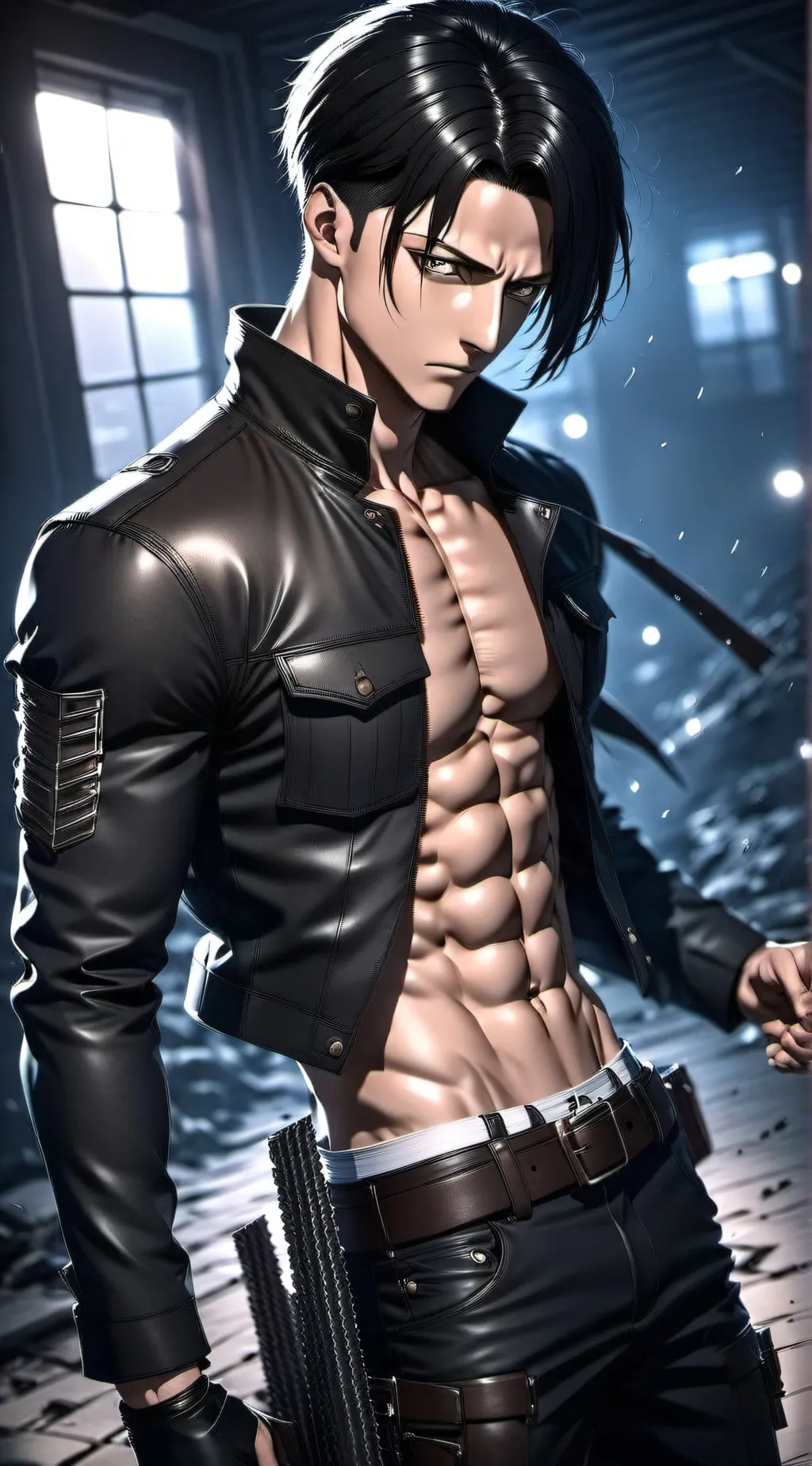 ai character: Levi background