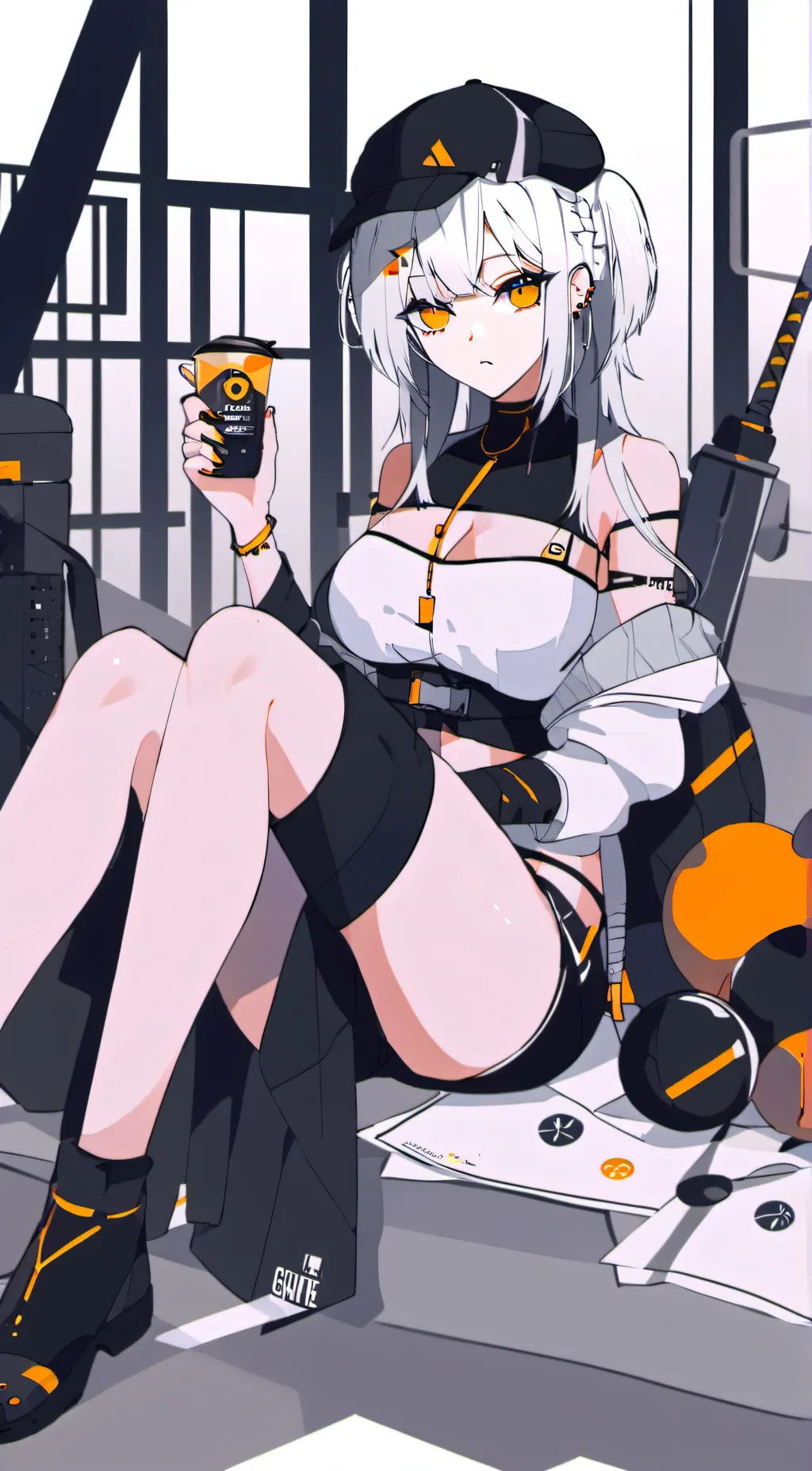 ai character: Ella  background