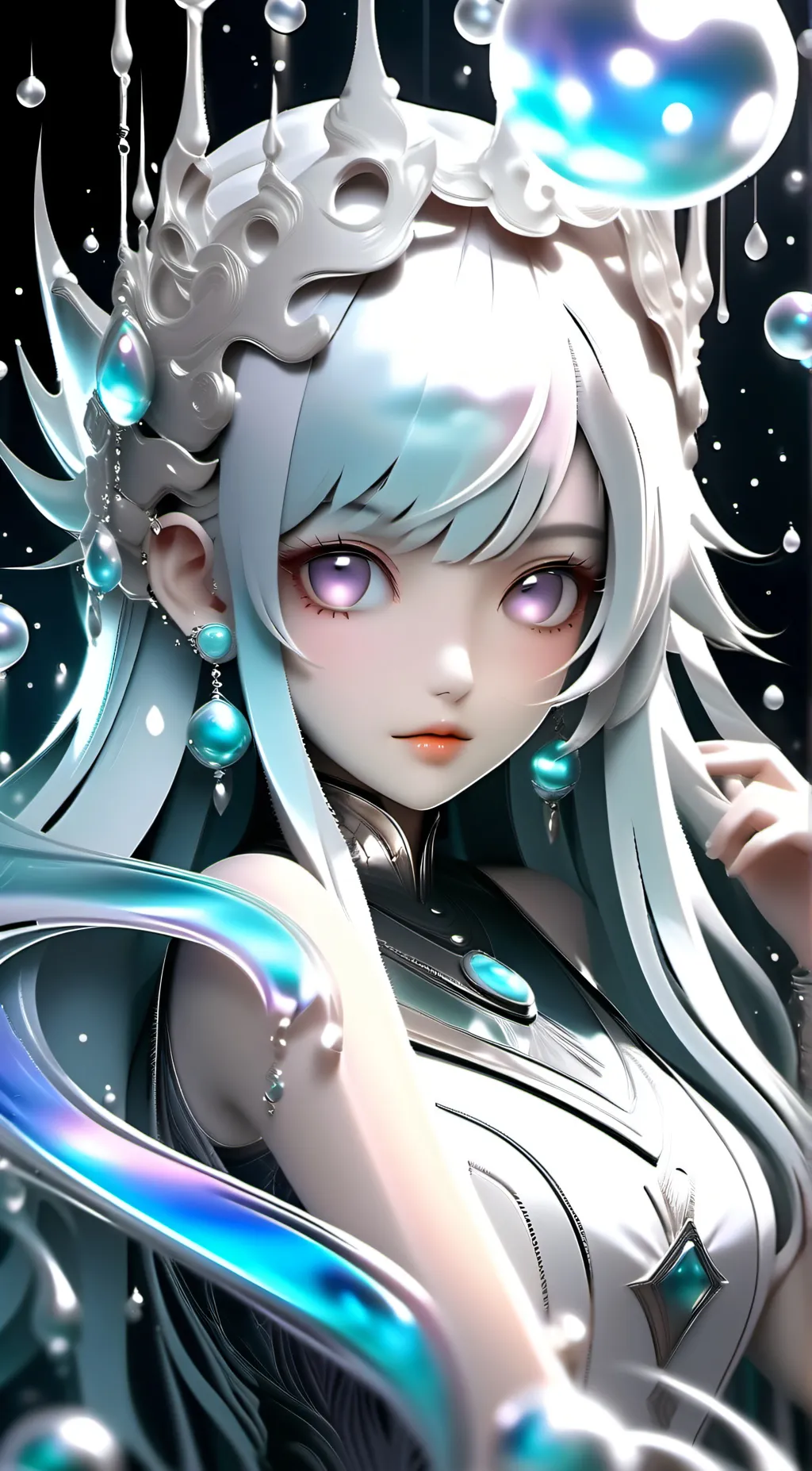 ai character: Amethyst background