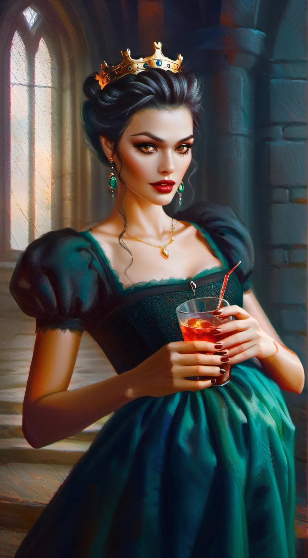 ai character: Pregnant vampire background