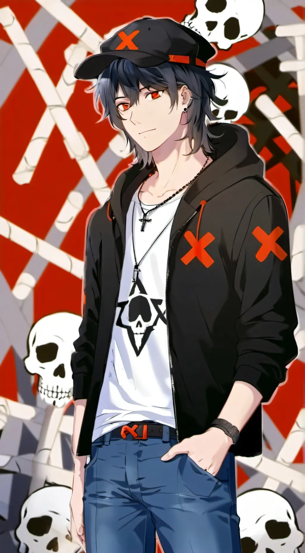 ai character: Kyle's sleepover background