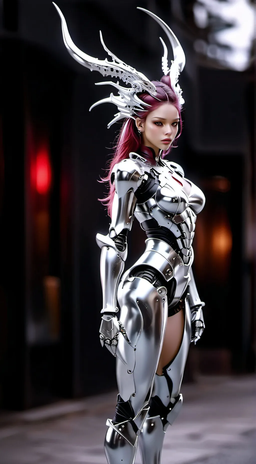 ai character: Violet Frost background