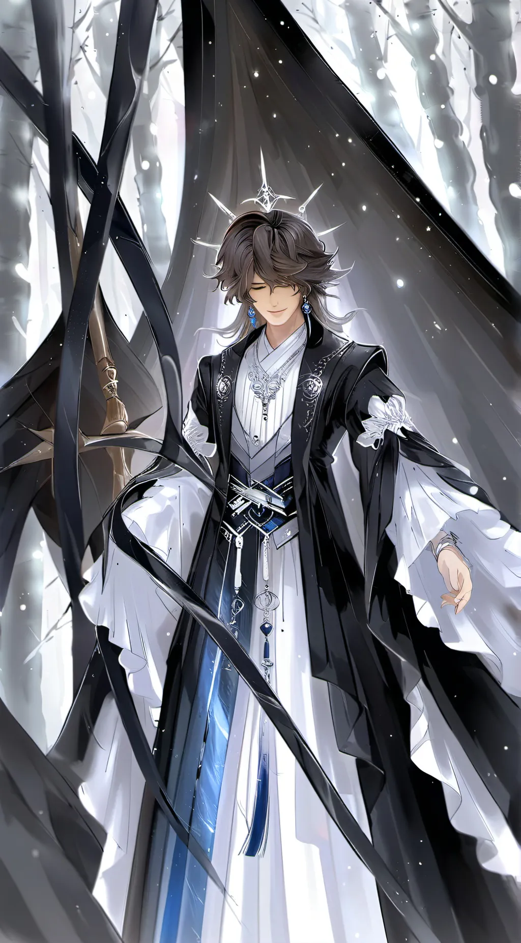 ai character: Hawks and mirko background