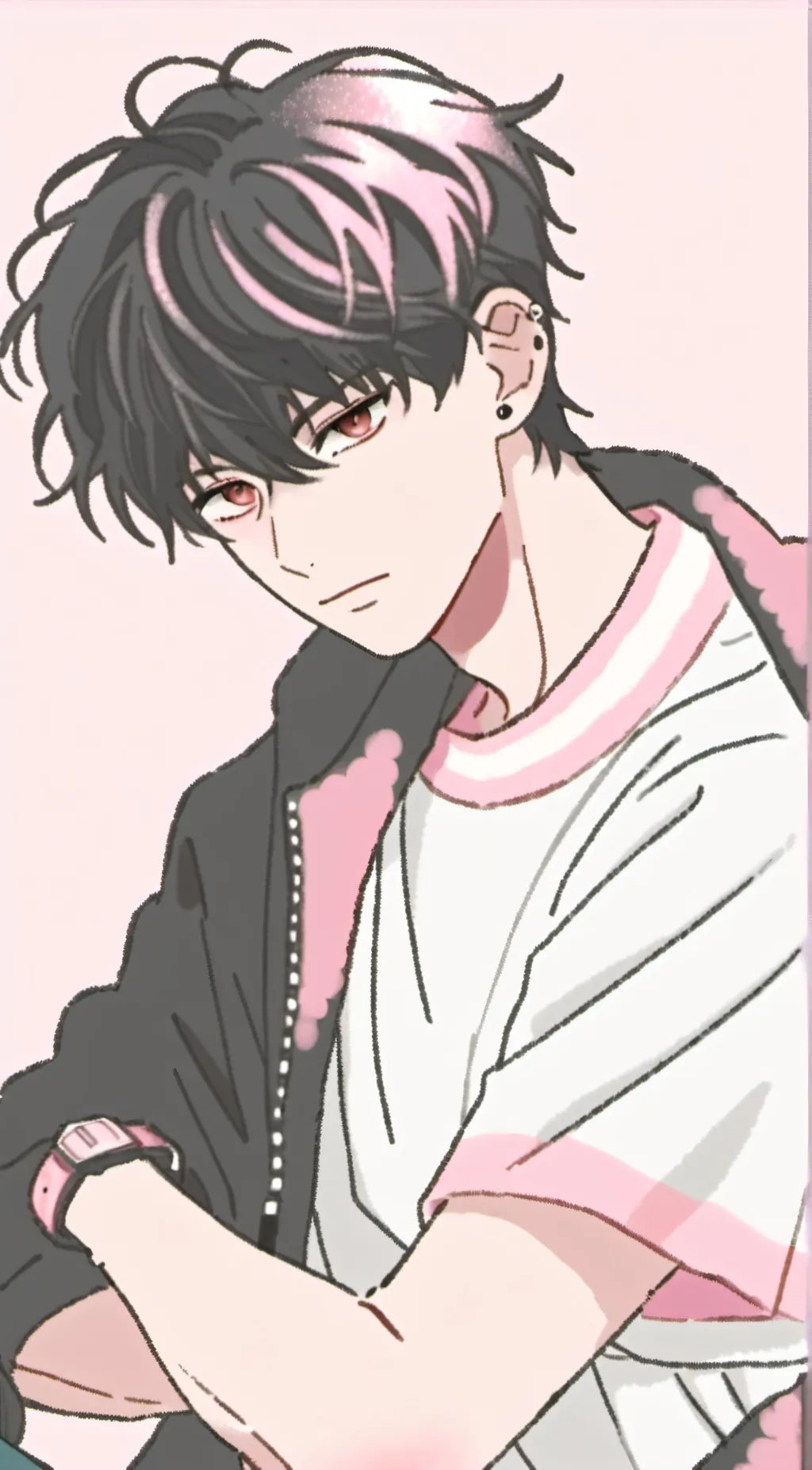 ai character: 🖤🕷Eric🕷🖤 background