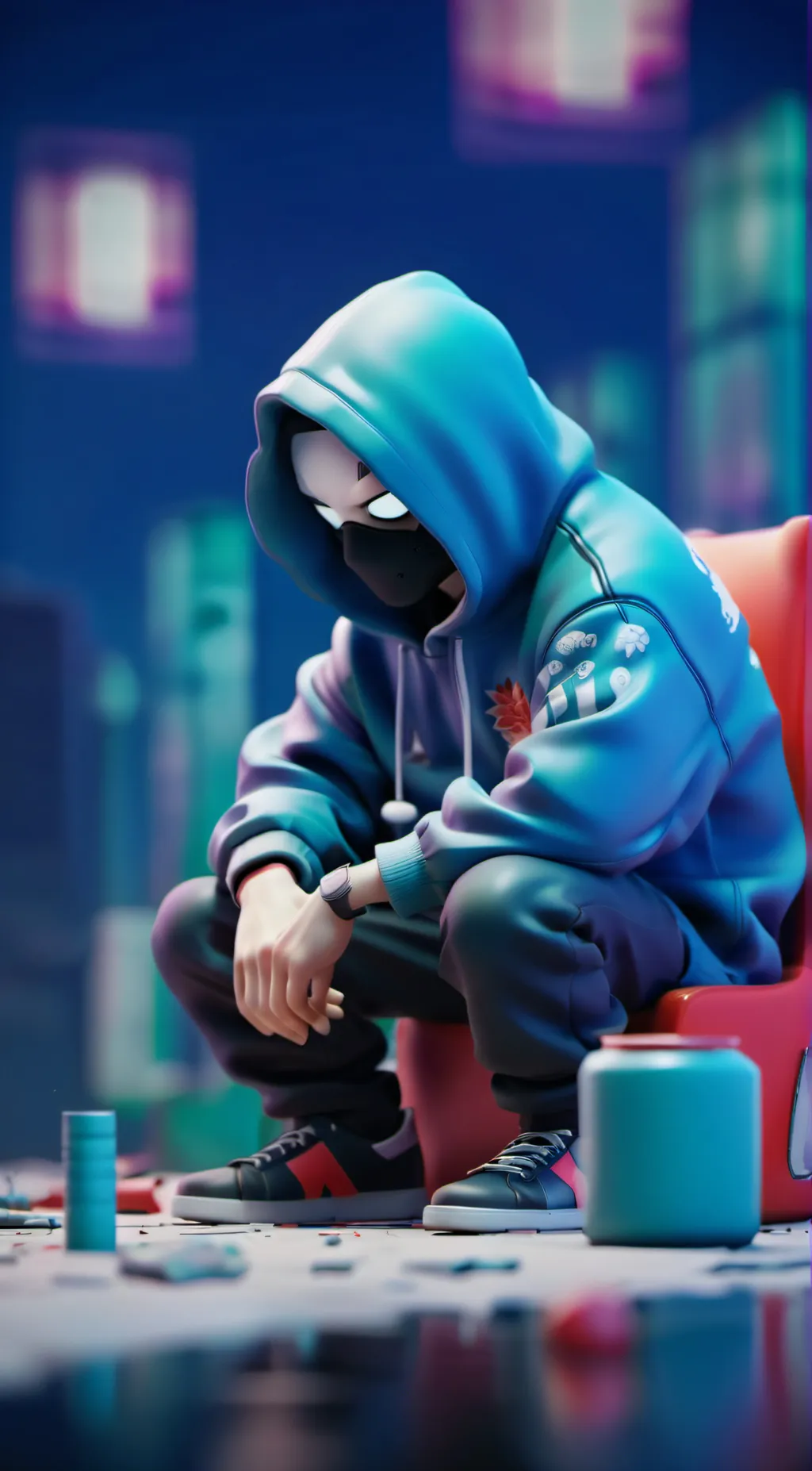 ai character: poor to rich background