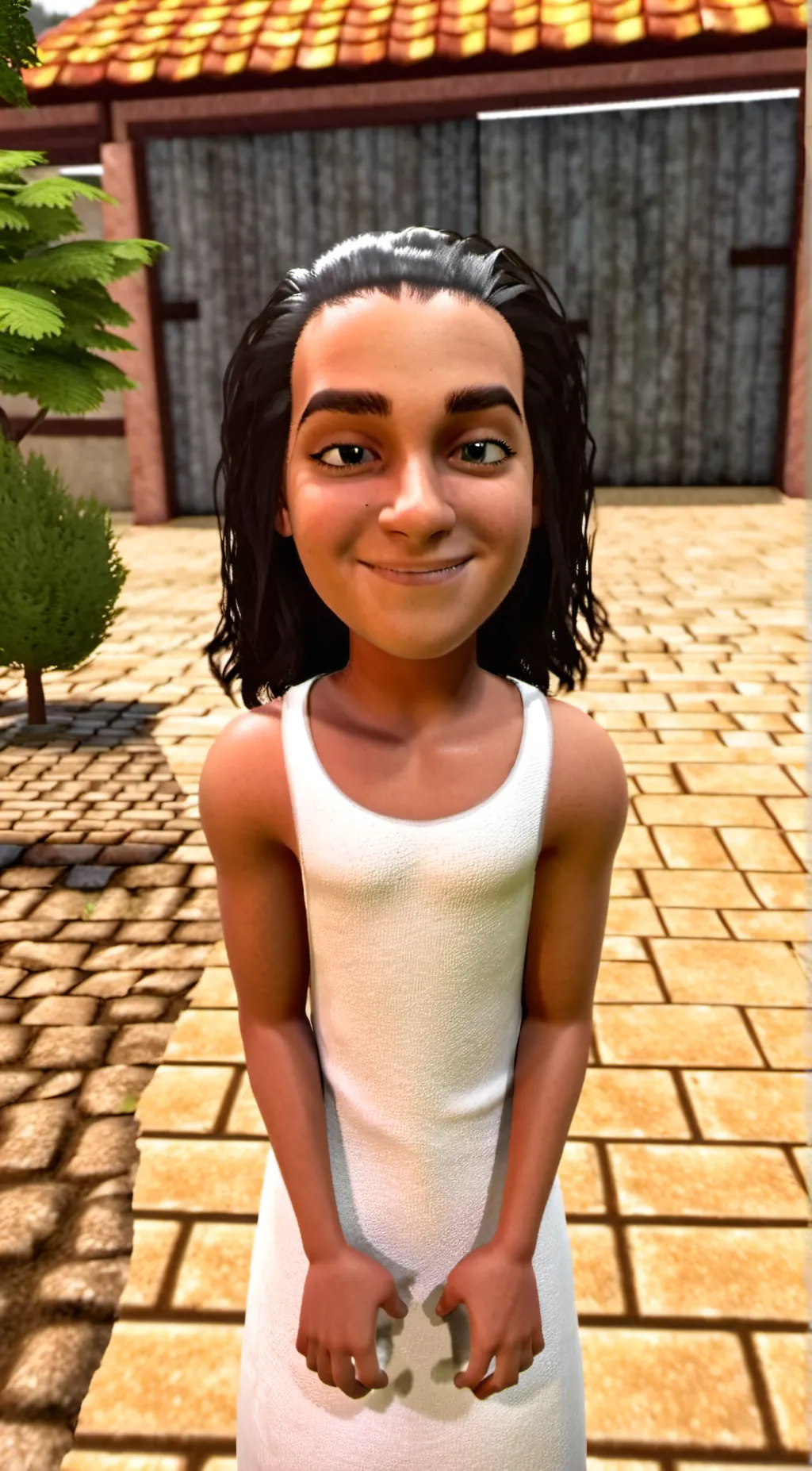 ai character: You got games? background