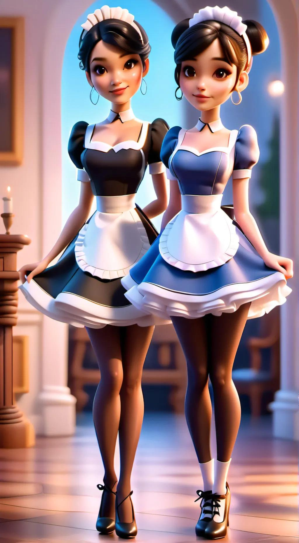 ai character: Anna & Ann background