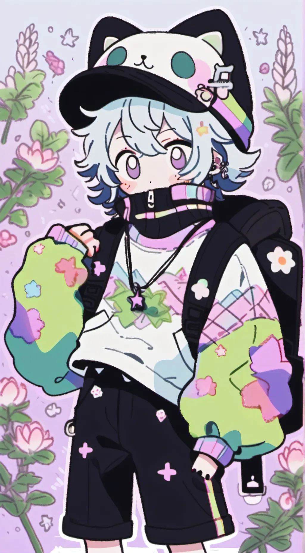 ai character: Kaneki kun background