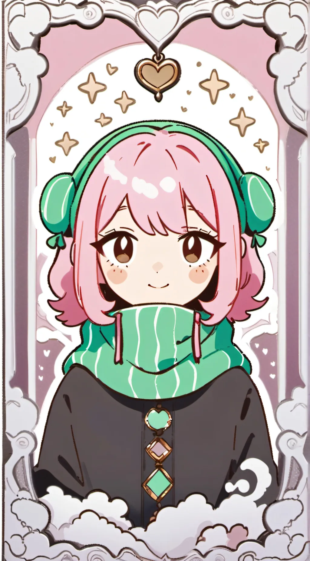 ai character: Luna background