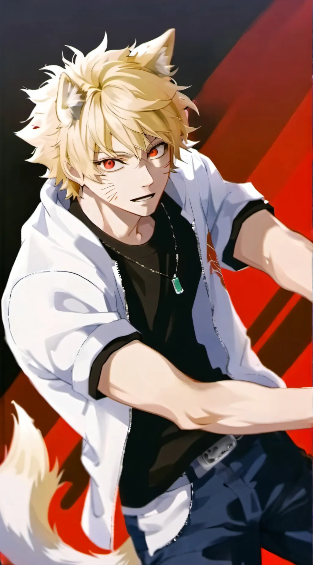 ai character: Mha farts background