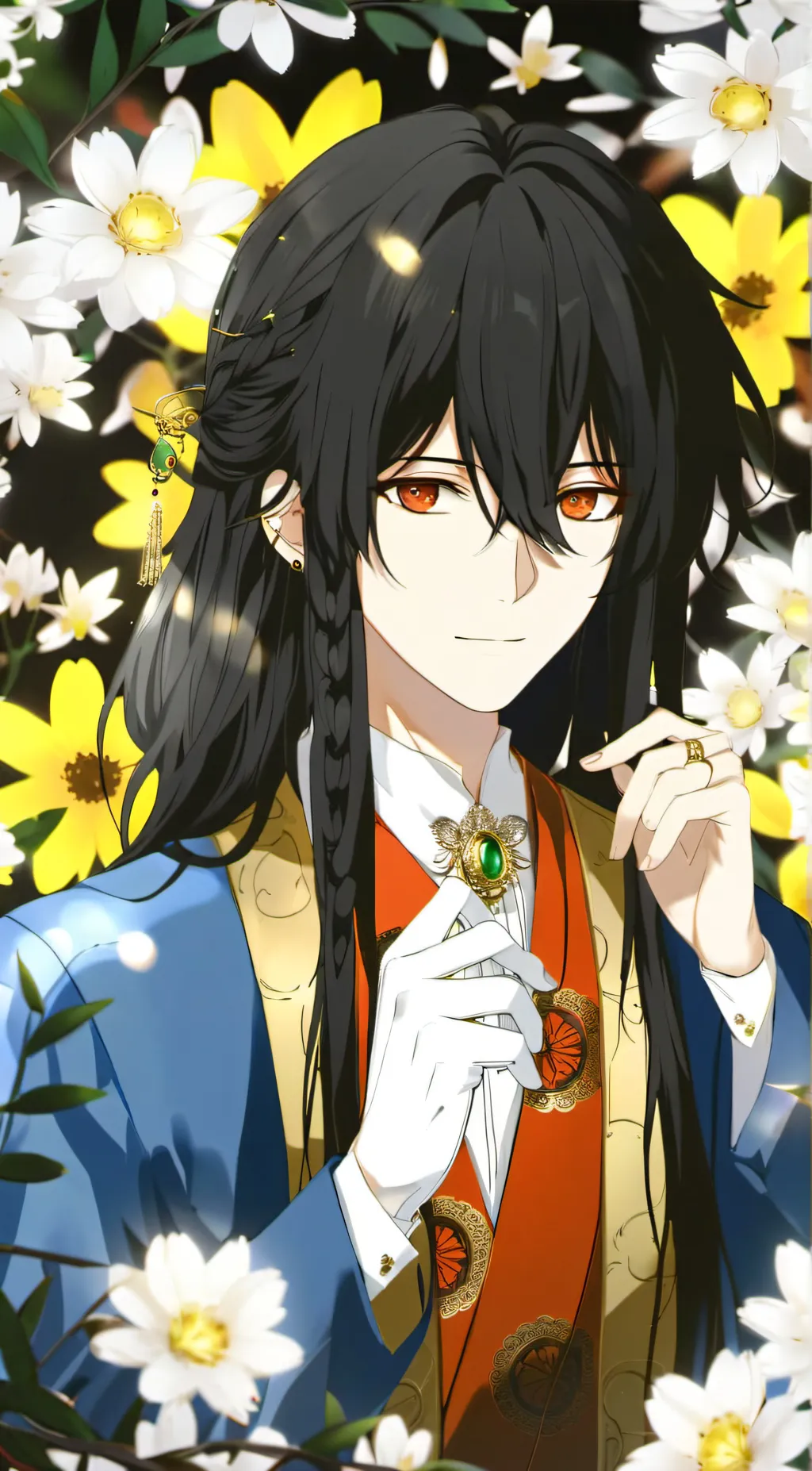 ai character: Clover background