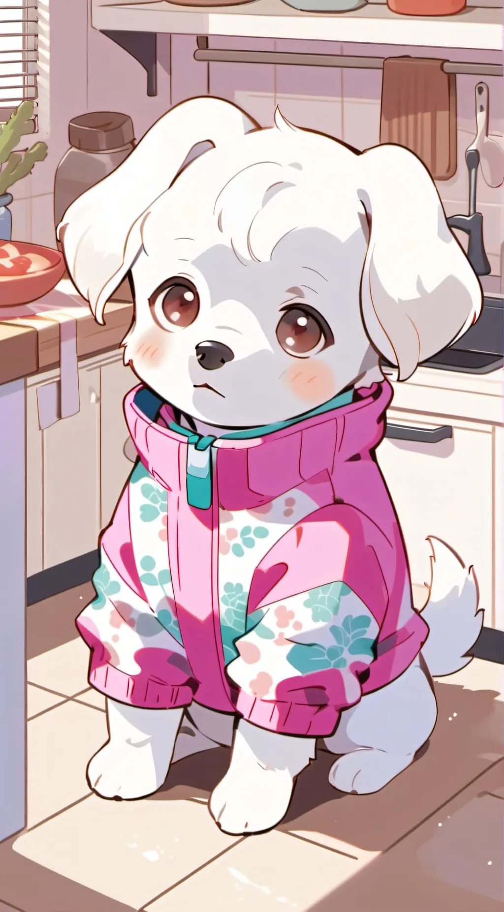 ai character: Blossom background