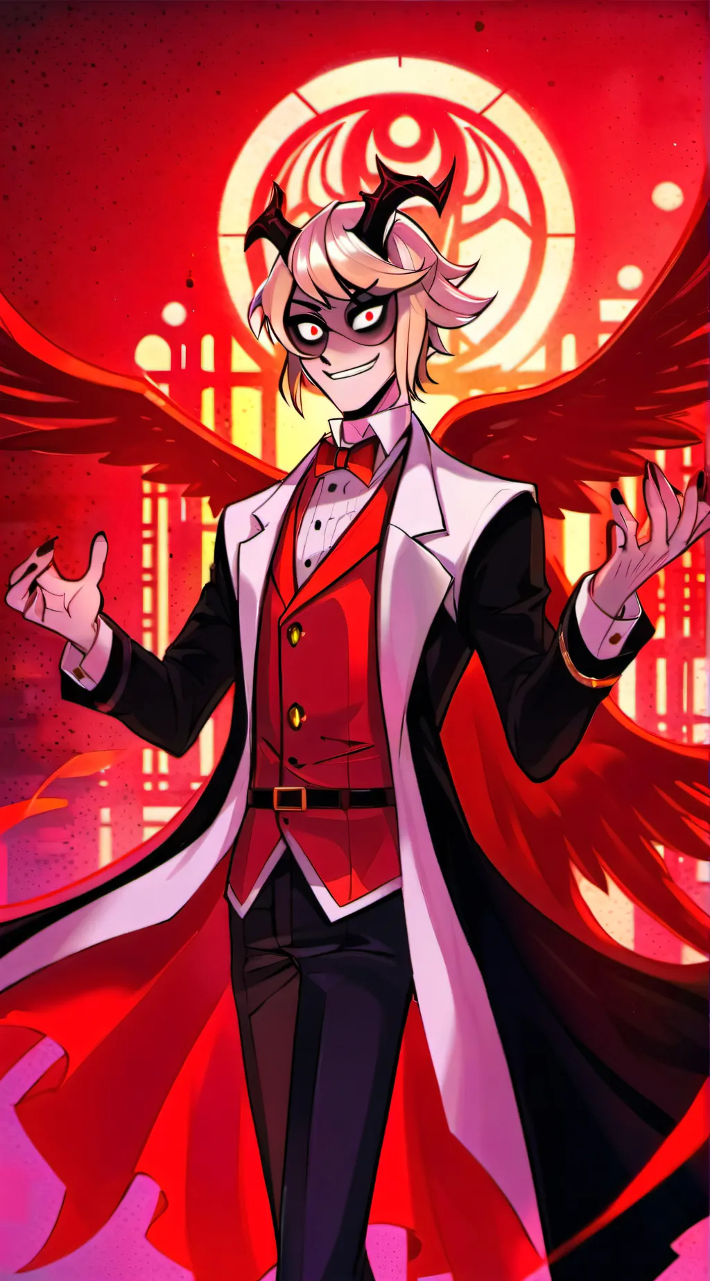 ai character: Lucifer  background